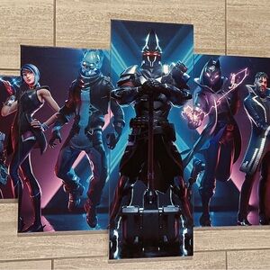 Epic Fornite Gaming Character Canvas Set